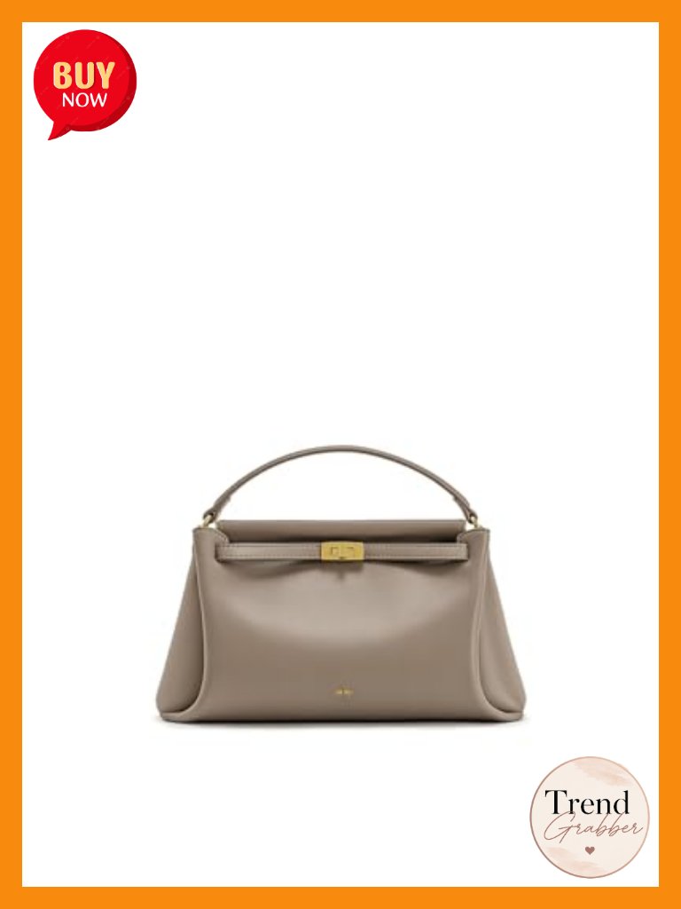 Vegan Leather Top Handle Crossbody Satchel Bag